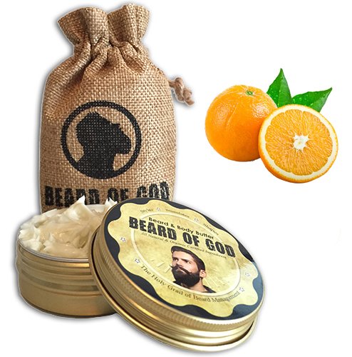 Florida Orange - 2.5oz Beard Butter Conditioner & Sack - Natural, Organic, Hand-Crafted