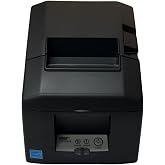 Star Micronics TSP654IIBi2 Bluetooth Thermal Receipt Printer with Auto Connect for iOS, Auto-cutter, and External Power Supply - Gray (Renewed)