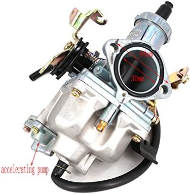 KEIHIN Cable Choke PZ30 30mm Carb Carburetor Power Jet Accelerating Pump For 200cc 250cc Motorcycle Dirt bike ATV Quad Motocross