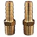 Milton 602 1/4" MNPT 3/8" ID Hose End Fitting - Box of 10 primary