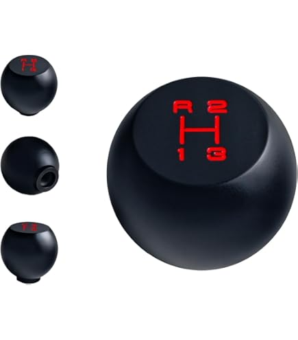 Amazon.com: Hurst 1637624 White 3-Speed Replacement Shifter Knob