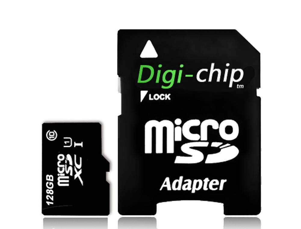 Digi-Chip 128GB Micro-SD Class 10 Memory Card for Nokia 1.4, 2.4, 3.4, 5.4, C1 Plus, C3 Phones