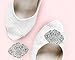 Vintage Inspired Shoe Clips Caroline Silver