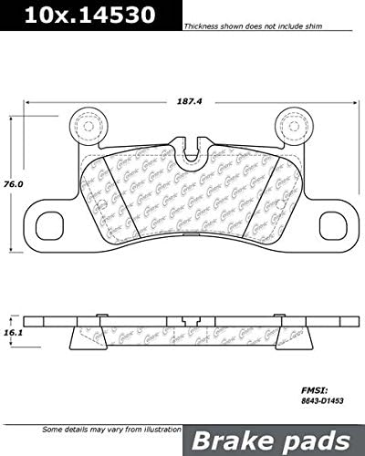 StopTech 100.14530 OEM Brake Pad