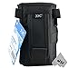 JJC DLP-3 Lens Pouch DLP-3 Heavy-Duty, Water-Resistant Deluxe Lens Pouch, Black (DLP-3)