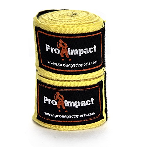 Pro Impact Mexican Style Boxing Handwraps 180" with Closure Elastic