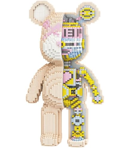 Amazon.com: PIANTION Animal Mechanical Bear Micro Building Blocks