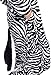 Silver Lilly Adult Pajamas - Plush One Piece Cosplay Animal Costume (Zebra, S)