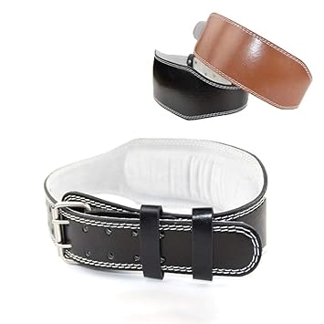  Zyfwbdz Weightlifting Belt Leather Contoured