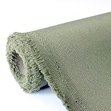 Canvas Fabric Waterproof Outdoor 600 Denier Outdoor / indoor PU Backing UV Protector CANVAS AWNING FABRIC (1 YARD, Foilage)