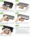Vacuum Sealer Machine for Dry & Moist Foods Preservation Automatic Vacuum Sealing System, Intelligent LED Indicator Lights, Manual Inching Function with Starter Kit- KitchenBoss (Stainless steel)