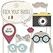 Big Dot of Happiness World Awaits - Travel Party Photo Booth Props Kit - 20 Count