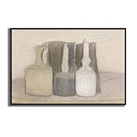 Framed Canvas Wall Art Still Life by Giorgio Mordian Canvas Prints Home Artwork Decoration for Living Room,Bedroom - 16x24 inches