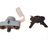 ABA Hurricane Shutter Lock, Hi Velocity Lock Kit, Accordion Shutter Hardware, White, The Same Key Number