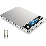 Nicewell Food Scale, 22lb Digital Kitchen Scale Weight Grams and oz for Cooking Baking, 1g/0.1oz Precise Graduation, Stainles