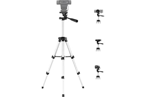 Medium Camera Tripod Mount Holder Stand for Logitech Webcam C922 C930e C930 C920 C615-Silver