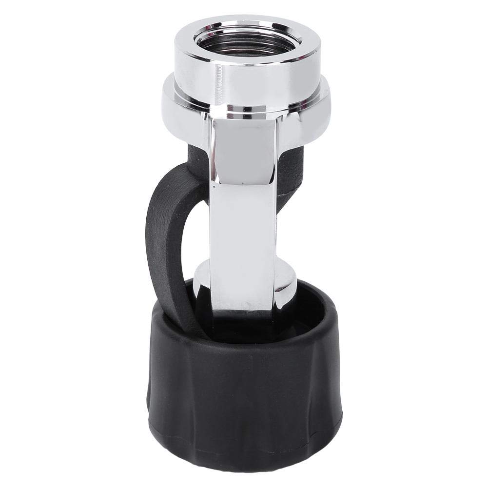 Keenso DIN to Yoke Adapter, Heavy Duty Scuba DIN to Yoke Adapter Diving Cylinder Adapter Scuba Bottle Adapter Tank Fill Connector DIN to Yoke G5/8 Regulator Adapter diving diving diving
