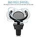 Pop Clip Car Mount, AKYCAAP Pop Out Stand Air Vent Car Cell phone Mount for Pop Socket Expanding Stand Grip holder Users,360° Rotation PopSocket Mount iPhone Car Dashboard Desk Wall Mount- Black