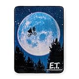 E.T. The Extra-Terrestrial Bike Moon Fleece Throw