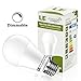 LE A19 E26 LED Light Bulb, Equivalent to 75W Incandescent, 2700K Warm White, 12W Dimmable, 1050lm, 180 Degree Beam Angle for Indoor Use, Pack of 6