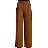 winkbay Women's High Waisted Tailored Pants Dressy Casual Straight Leg Work Trousers