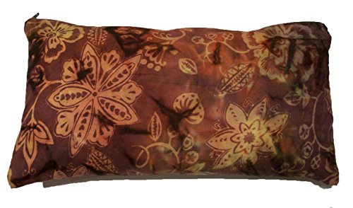 Lumbar support neck back pillow organic buckwheat hulls unscented