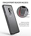 Ringke Fusion Compatible with Galaxy S9 Plus Case Ergonomic Transparent (Drop Defense) PC Back Drop Protection Shock Absorption Cover for Galaxy S 9 Plus (2018) - Smoke Black