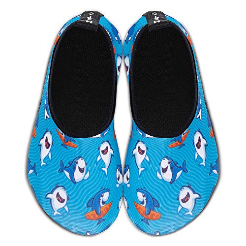 image for WateLves Kids Water Swim Shoes Barefoot Aqua Socks Shoes Quick Dry Non