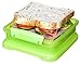 Sistema Lunch Collection Sandwich Box Food Storage Container, 15.2 Ounce/1.9 Cup, Assorted Colors