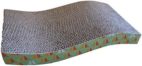 Universal Cat Premium Scratching Pad ✮ Environmentally Friendly ✮ Promotes Good Habits ✮ Double Sided For Extended Use ✮ Unique Wave Design ✮ Extra Light &amp; Durable ✮ Free Catnip Included
