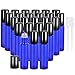 24 Pack,10 ml Blue Glass Roller Bottle Bottles with Removable Stainless Steel Roller Ball.Designed for Essential Oil,Perfume Oils and Mosquito repellent liquid.