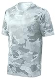 Sport-Tek Men's Moisture Wicking CamoHex Tee Shirt