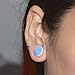 D&M Jewelry 6-16 Pairs Kit Natural Stone Ear Plugs Tunnels Saddle Expander Body Piercing Gauge 6MM-16MM