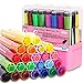 iMustech Watercolor Markers Paint Pens Markers Stamp Markers for Kids,Non Toxic Stamp Markers Pens Set with Storage Case,24 Colors Coloring Markers for Toddlers Preschoolers