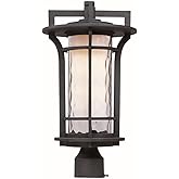 Maxim Lighting 65780WGBO Oakville-9W 1 LED Outdoor Pole/Post Mount-10 Inches Wide by 17.75 inches high