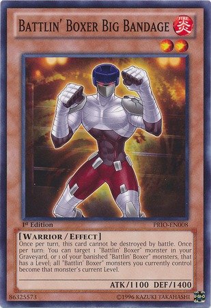 Yu-Gi-Oh! - Battlin' Boxer Big Bandage (PRIO-EN008) - Primal Origin - 1st Edition - Common