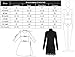 Leadingstar Women Knitting Turtleneck Long Sleeve Loose Lace Spliced Cotton Casual Dress, Black, Medium