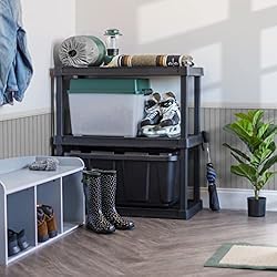 IRIS USA Heavy Duty Plastic Shelving Unit and Heavy