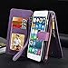 iPhone 6 Wallet Case, Cornmi Outdoor Sport Detachable Leather Flip Case Folio Stand Coin Purse 14 Card Slot Pocket Wallet for iPhone 6 6s 4.7 inch