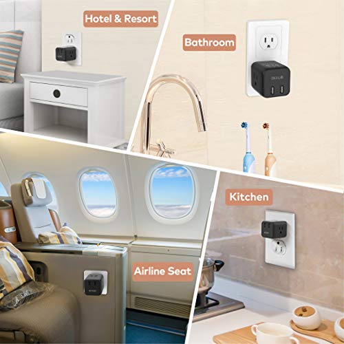 image for Cruise Power Strip No Surge Protector, ETL Listed, TROND 3-Outlet Exte