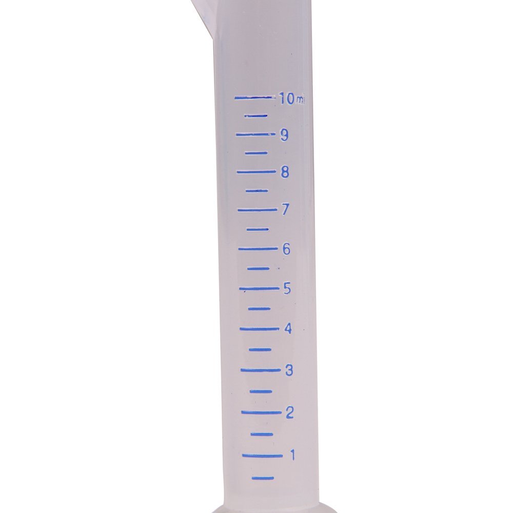 hand2mind Graduated Cylinder Set, Polypropylene Measuring Cylinder, Plastic Graduated Cylinder Container, Lab Equipment, Lab Tubes, Chemistry Science Supplies, School Lab Supplies (Set of 7)