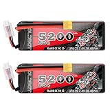GOLDBAT 5200mAh 80C 2S 7.4V RC LiPo Battery Hard