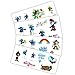Smurfs Stickers and Tattoos Party Favors Pack -- 104 Stickers and 25 Temporary Tattoos (Smurf Party Supplies)