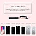 Lepamor Wired Selfie Stick with Mirror for Rear Camera No Battery Charging Portable for iPhone X, iPhone 8, iPhone 8 Plus, iPhone 7, iPhone 7 Plus, iPhone 6s, iPhone 6s Plus, iPhone 6, iPhone 6 Plus