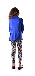 Dinamit Jeans Girl's Fun Printed Leggings Blue