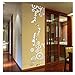 Wall Sticker Home Decor, 3D Creative Circle Ring Acrylic Mirror Wall Stickers Decals Mural Art Room Decoration (Silver, as Shown)