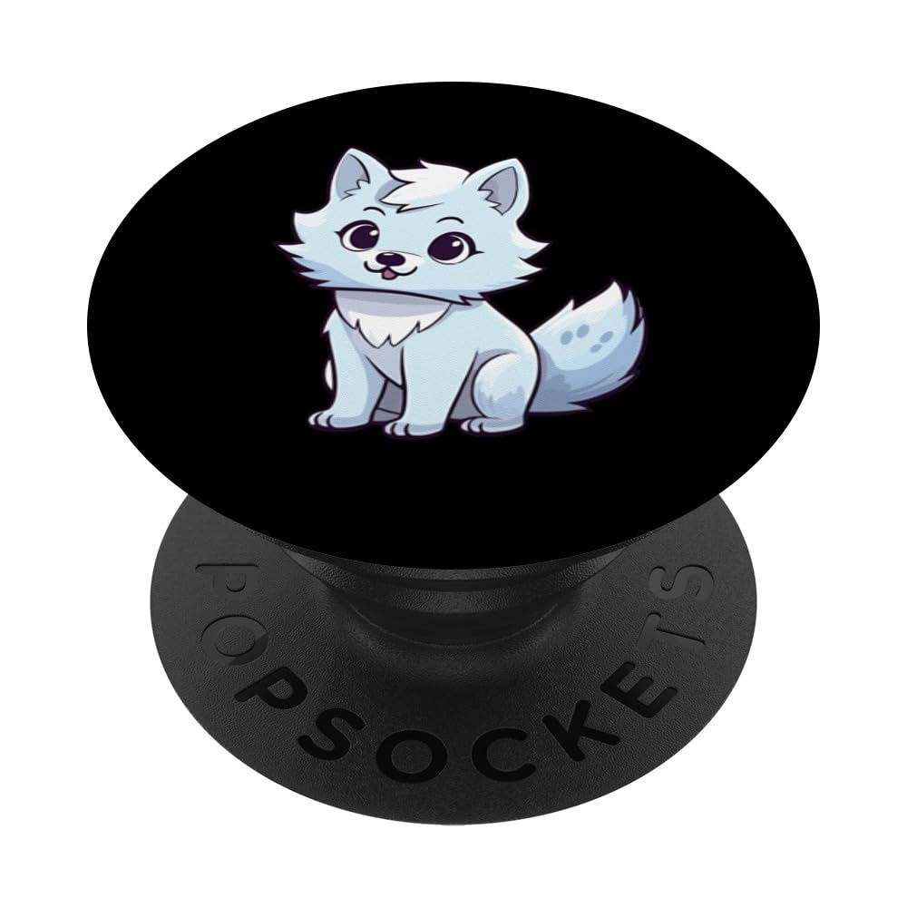 Arctic Fox Artic Animals Cute Artic Fox Lover PopSockets Swappable PopGrip