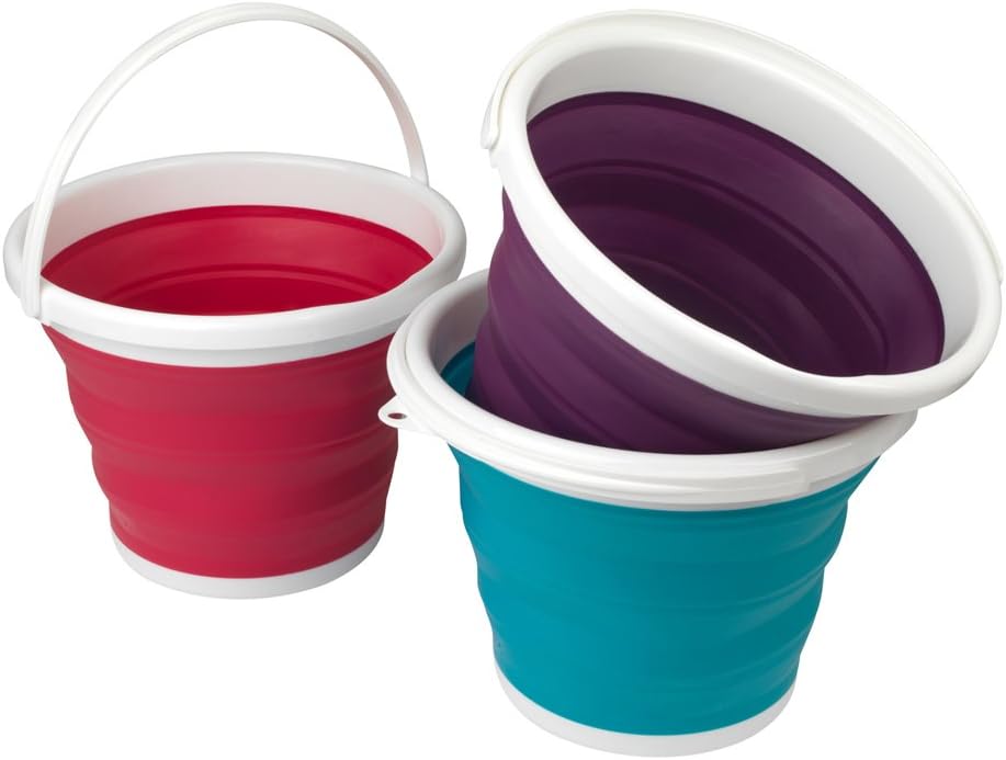 Beldray Collapsible Bucket, Purple, 10 Litre Amazon.co.uk Kitchen & Home