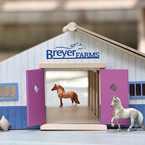 Breyer Horses Farms Deluxe Wooden Playset 19 Piece Playset 2