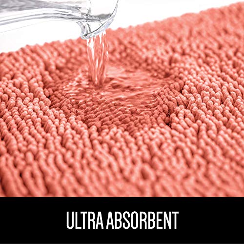 Gorilla Grip Original Luxury Chenille Bathroom Rug Mat, 44x26, Extra